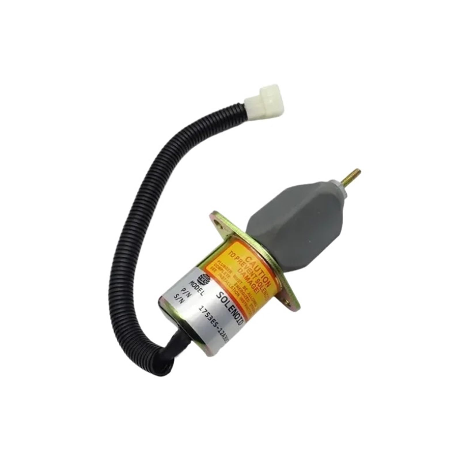 Pabzoineid FOR SA-3840-T Engine Fuel Stop Solenoid Valve 12V 1753ES-12A3UC5B1S1 12V Flameout Switch 1753ES-24A3UC5B1S1 24V(2)
