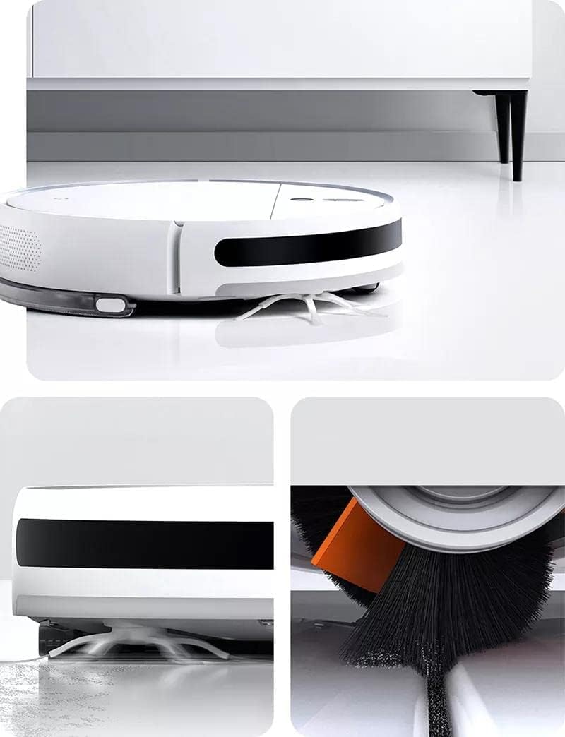 Xiaomi Robot Vacuum 2C on its charging base, positioned against a wall.