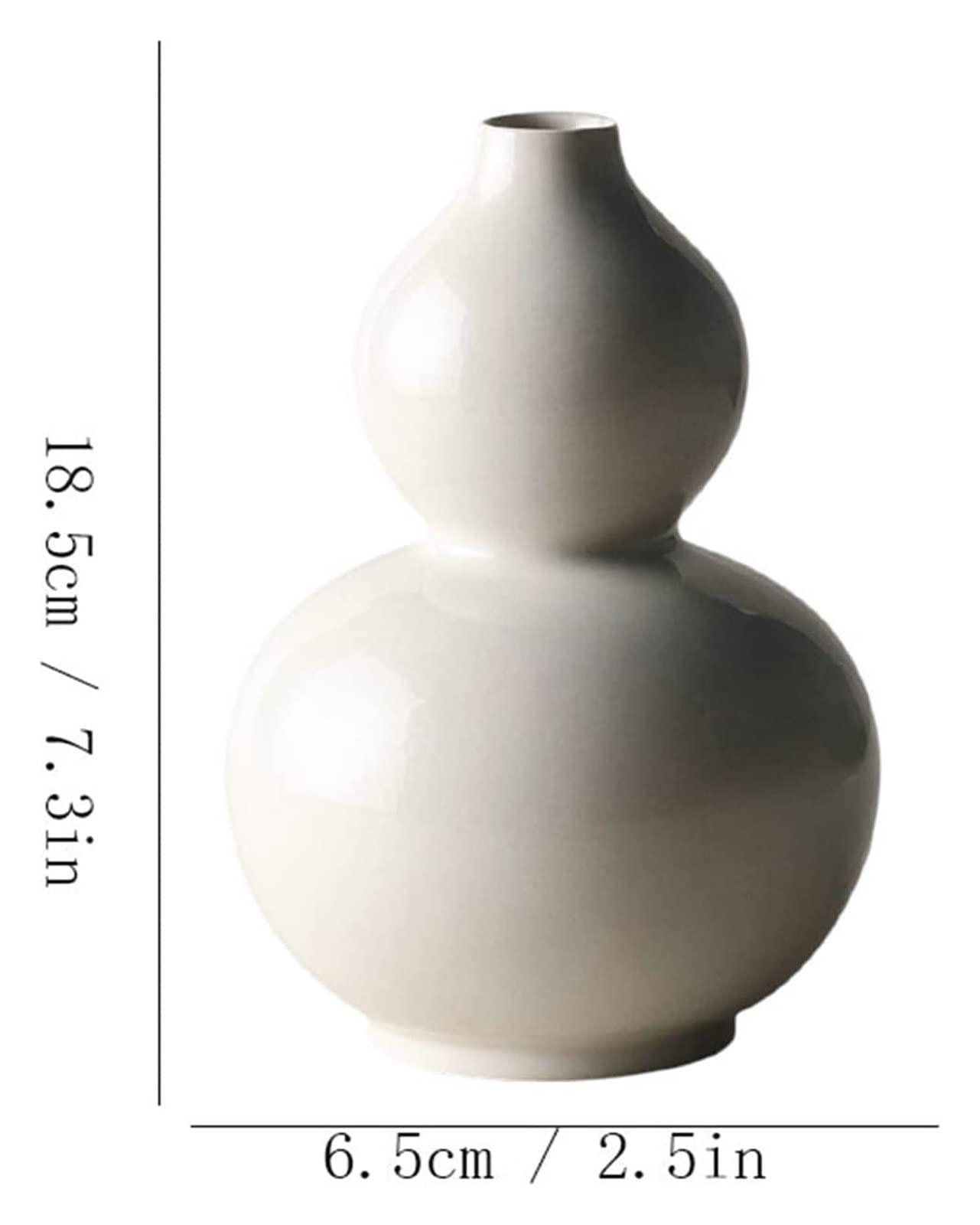 Amazon.co.jp: 風水瓢箪像、幸運の贈り物 花瓶セラミック花瓶 7.3