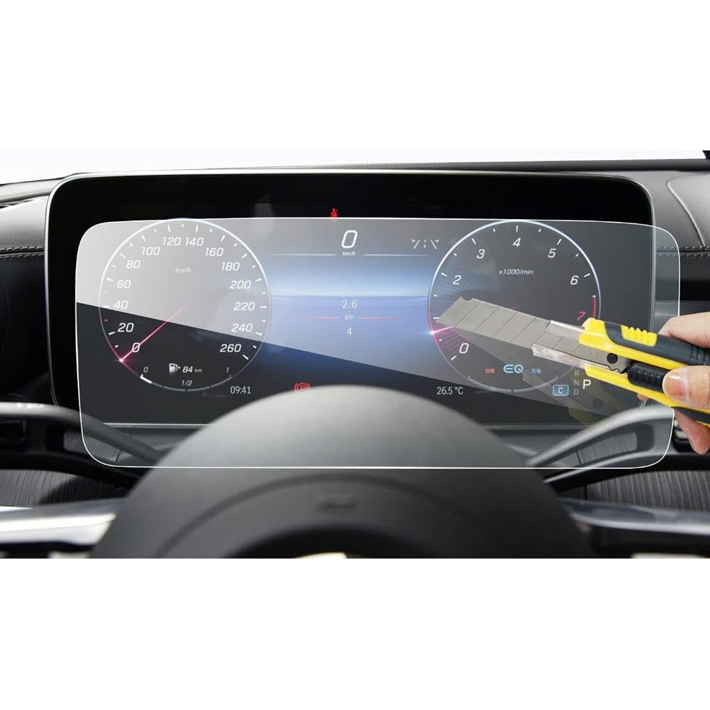 Engo Mercedes S450 12.3 İnç İle Uyumlu Dijital Gösterge Ekran Koruyucu