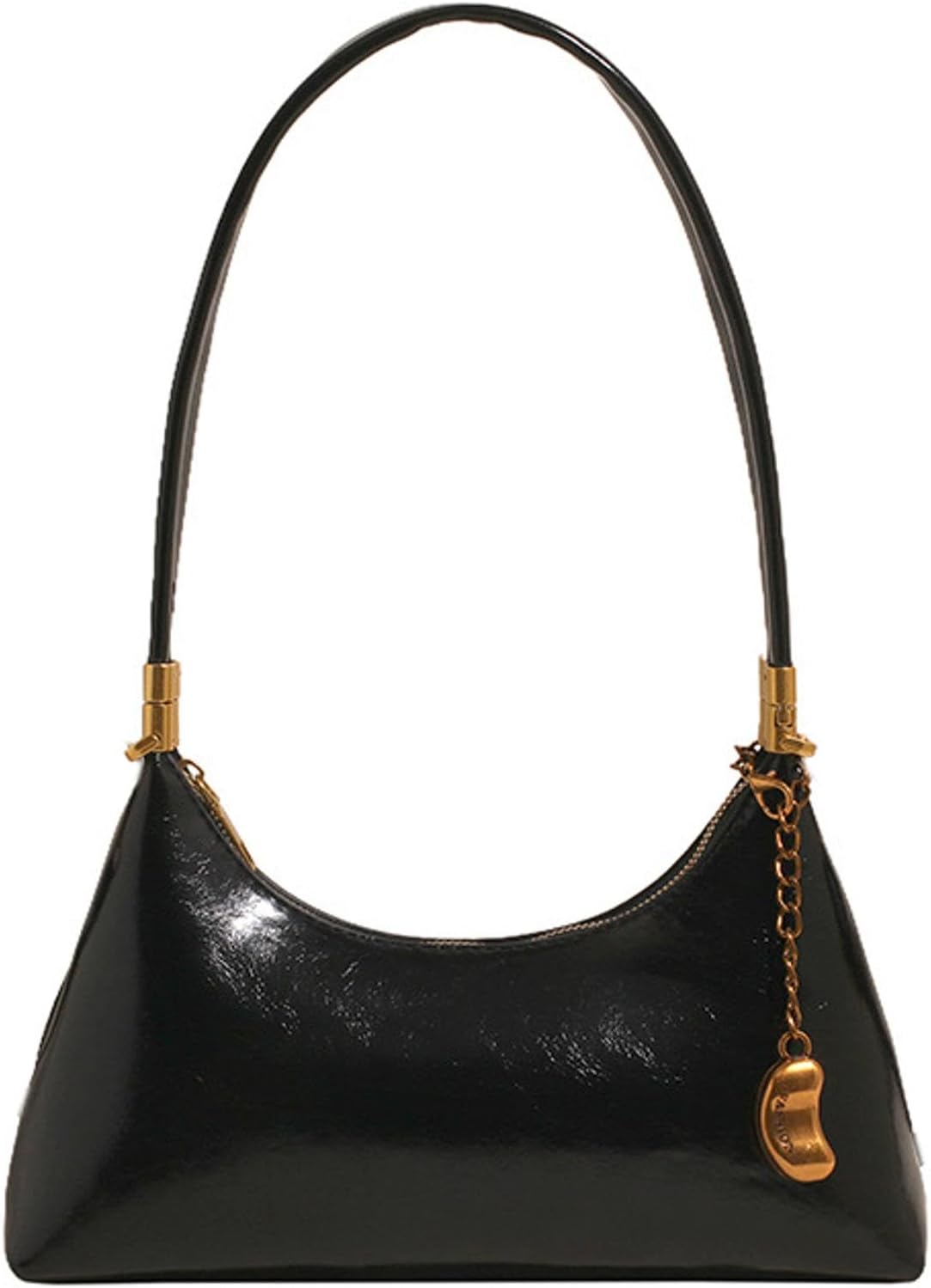 NEBIL Shoulder Bag for Women Small Vintage Shoulder Purse Handbags Retro Purse Cute Clutch Hobo Underarm Bag (Silver)