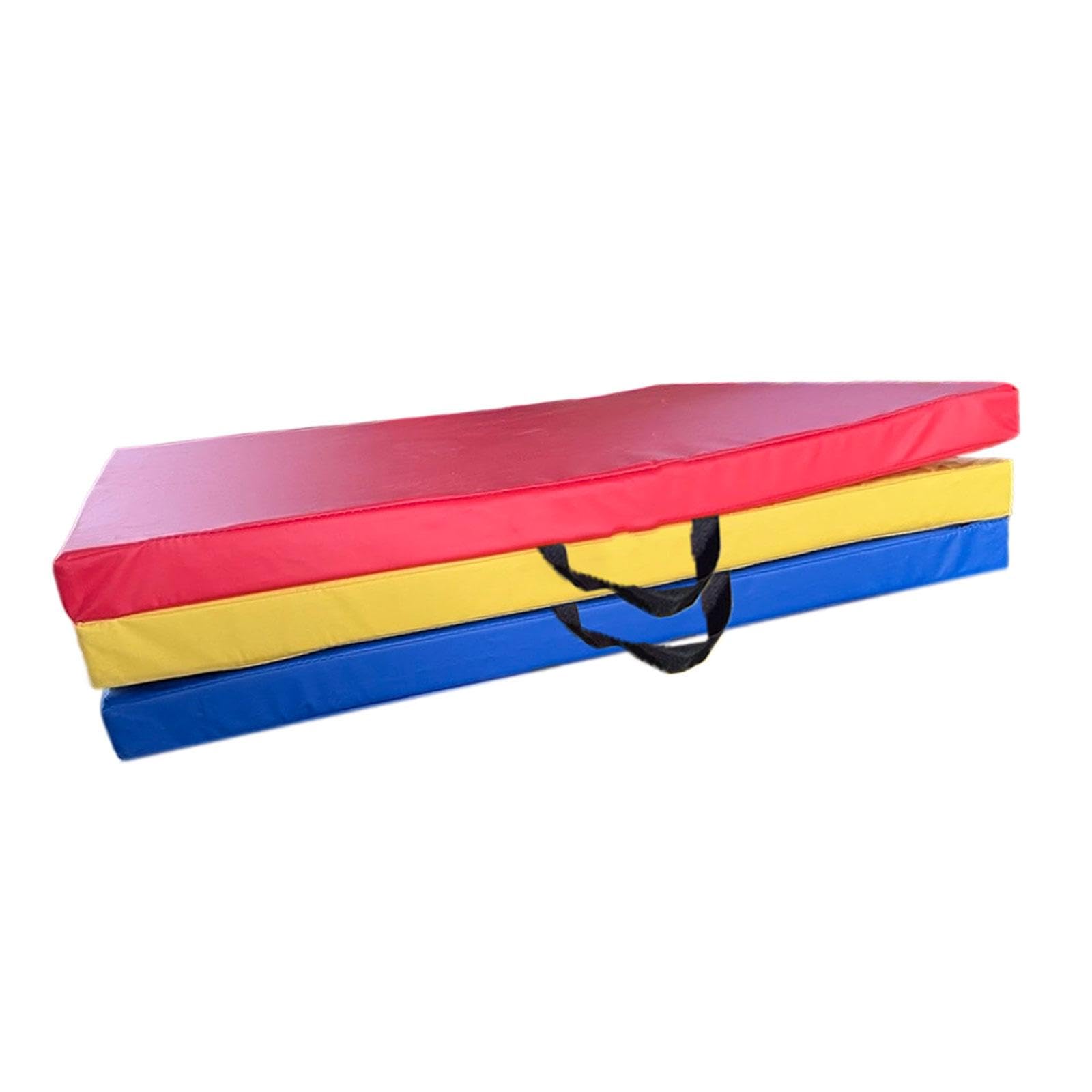 MERISHOPP Folding Exercise Mat Three Fold Foldable Pad for Workout Stretching Home Gym | Sports Equipment | Outdoor Sports Gear | Exercise Gear-image-5