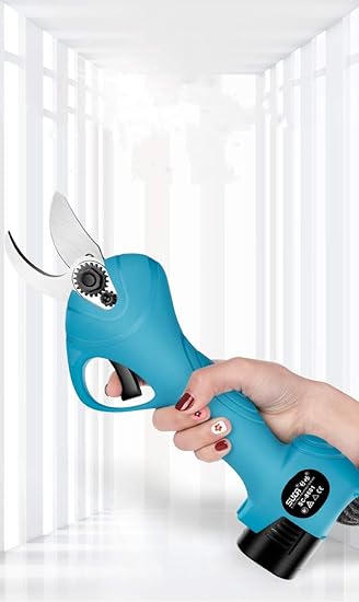 Amazon 電動剪定ばさみ 果樹枝剪定器充電式 プロフェッショナルコードレス 電動剪定鋏 ガーデンはさみ 園芸用ハサミ 充電式ホーム 果樹枝カッタ 家庭用園芸はさみ枝切断機 園芸用はさみ