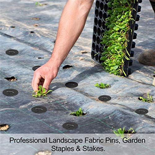 Acheter Agrafes De Paysage De Jardin En Forme De U, Piquets De Pelouse Pour Barrière Contre Les Mauvaises Herbes, Couverture Du Sol, 15cm, 50 Pièces