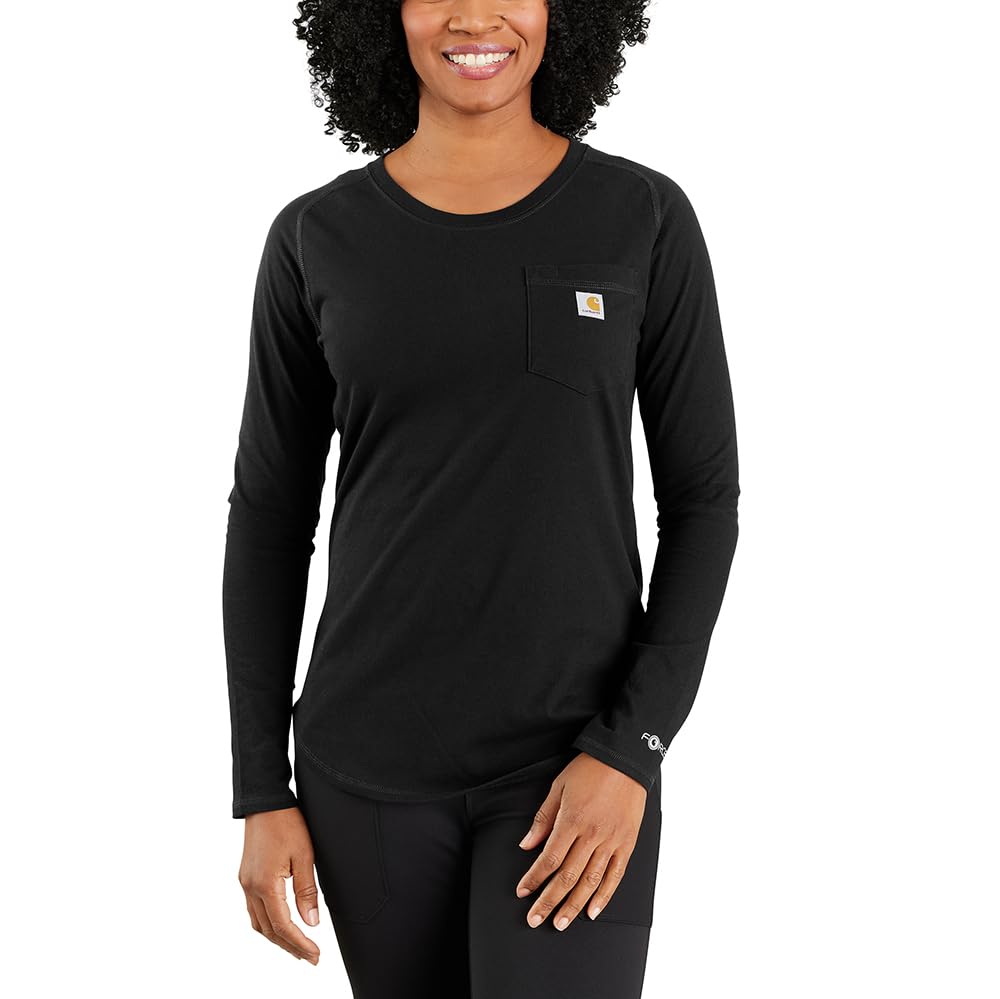 Carhartt Women's Force Relaxed Fit Midweight Long-Sleeve Pocket T-Shirt