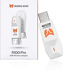 BIGBIG WON Adaptador de controle, adaptador Bluetooth para Xbox Series X|S/Xbox One X|S/Xbox Elite Series 2/Switch/PS5/PS4 no PC Win10&11/Switch/PS4, Turbo, adaptador sem fio de vibração para Xbox -