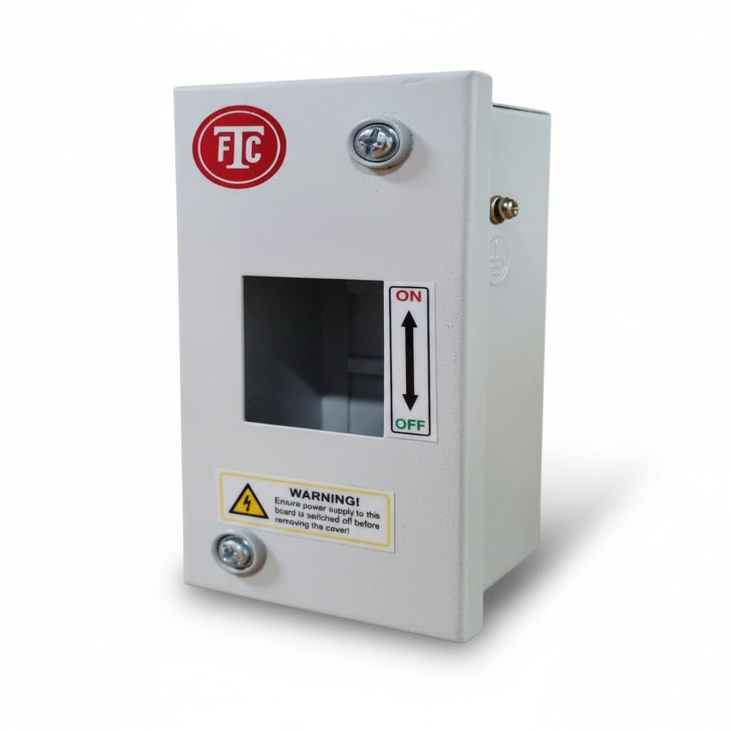 Daystar Solutions FTC 2 Way Metal MCB Box Heavy Duty | Rust Proof | Inbuilt Din Rail | Corrosion-Resistant Coating | Easy to Install & Wire | Flexible and Modular-picture-23