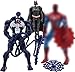 Miotlsy Avengers Cake Topper, 3 PCS Avengers Figurine Décoration De Gâteau Ornements Poupée rouge Batman venom pour Enfant Fête d'anniversaire Cupcake Décoration Garçons Cadeau