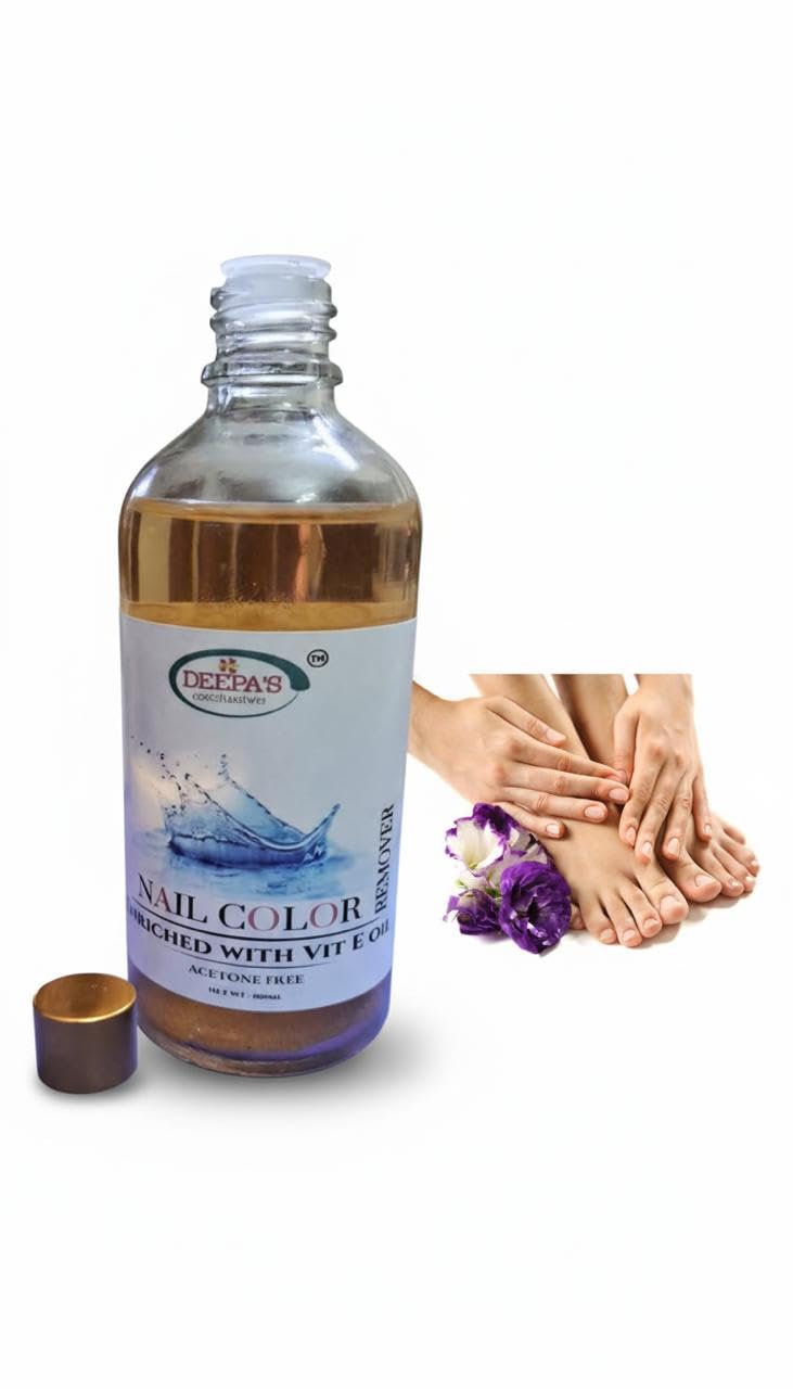 deepa's exclusive herbal nail polish remover 100ml (a beautiful gift with the pack)