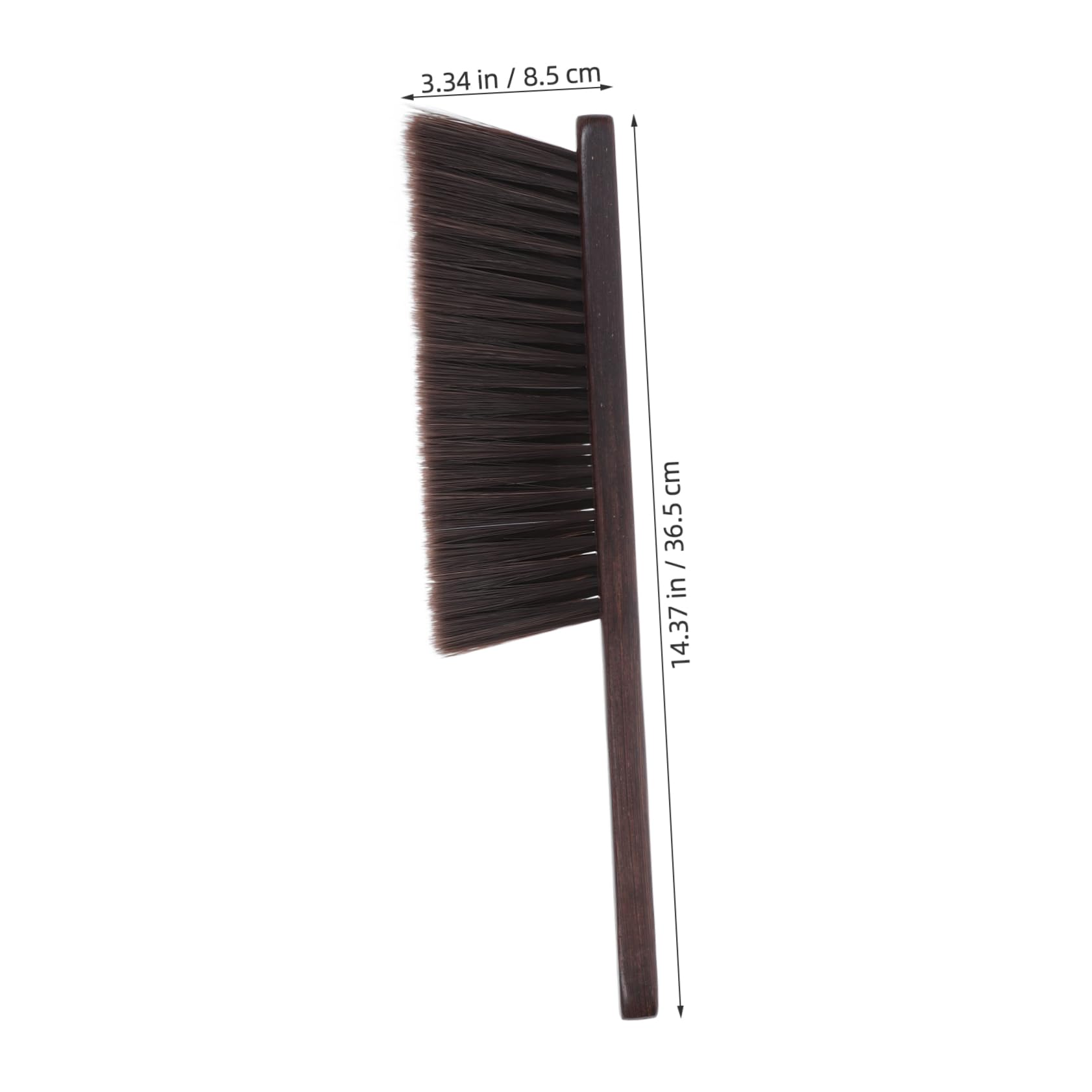 Alipis Cleaning Brush Extended Handle Soft Bristle Bench Brush Wood Handle Multi-Purpose for Car Bed Furniture