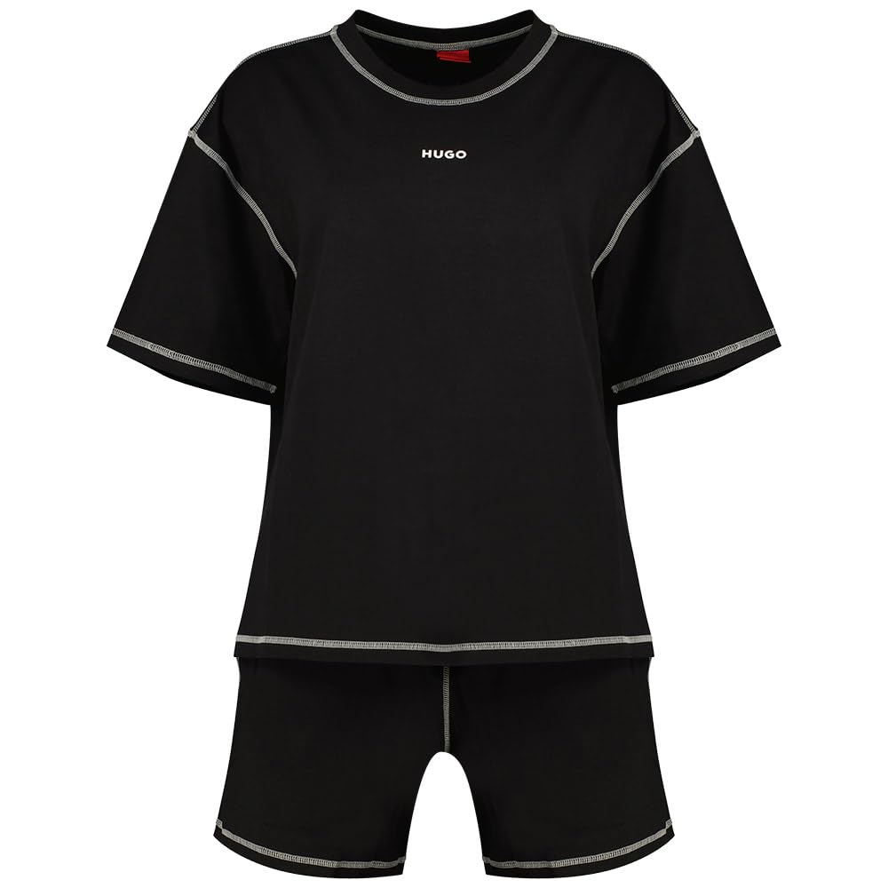 HUGO Women's Pyjama Set, 001black, S