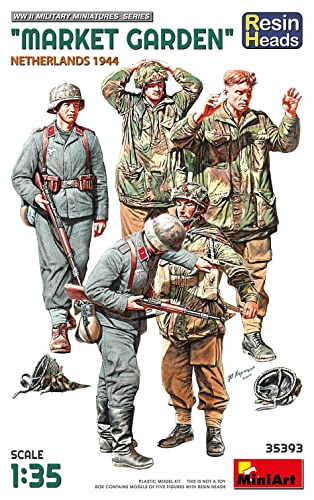 Miniart Min35393 1:35-Market Garden, Olanda 1944, W/Resin Heads Scale Model Kit, Non Verniciato