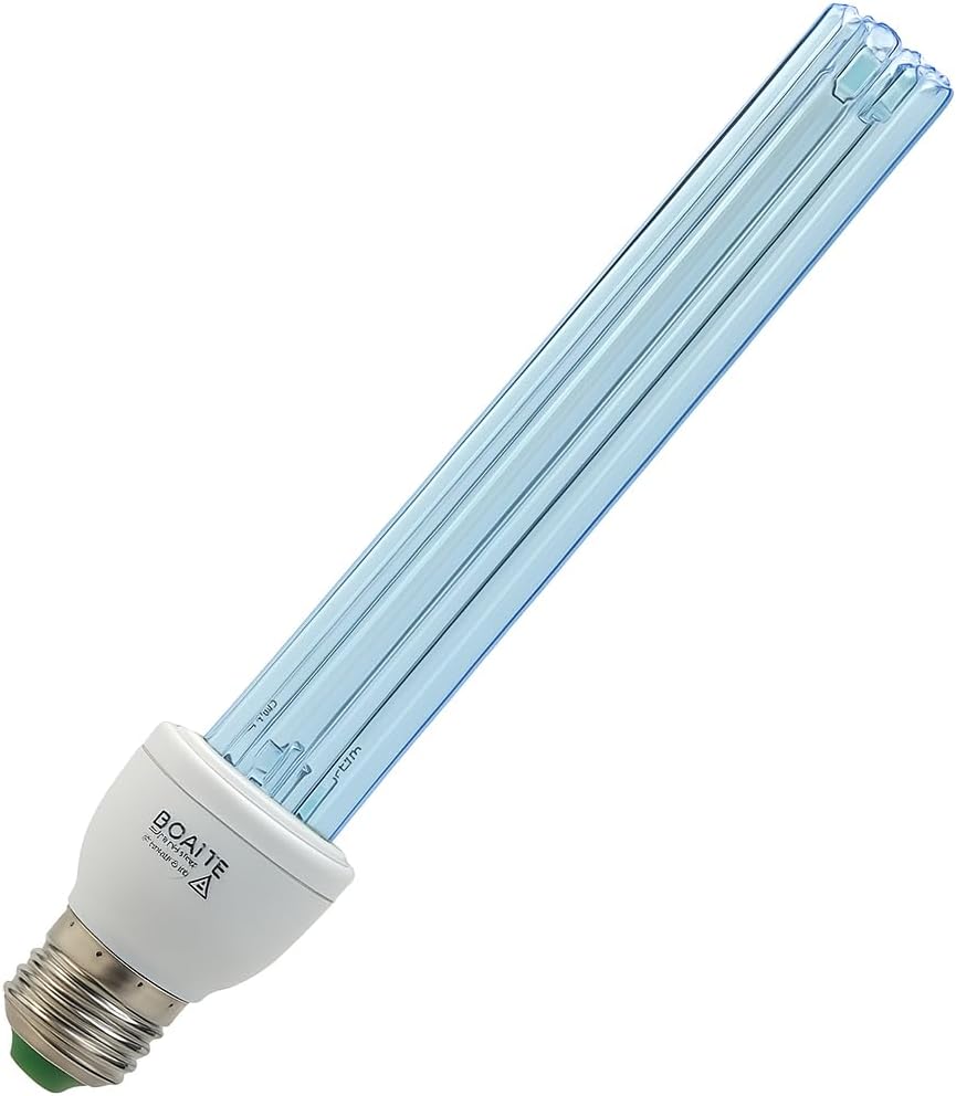 UV Germicidal Lamp 185nm UVC with Ozone Light Bulb E27 20w 220v Cleans Air
