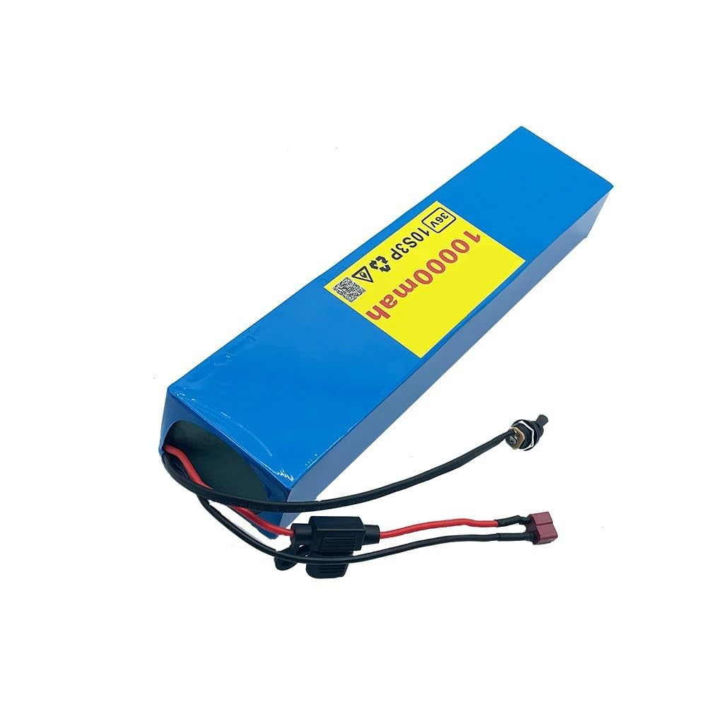 36V 10AH Batterie Étanche pour Vélo Électrique 10S3P Batterie Longue Durée pour Trottinette Électrique Batterie Lithium-ION Convient Aux Trottinettes Pliables