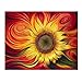 CYKEJISD Puzzle 1000 Pezzi Girasole Rosso Fai-da-Te per La Casa Classic Puzzle 3D Puzzle Toy Gift in Legno