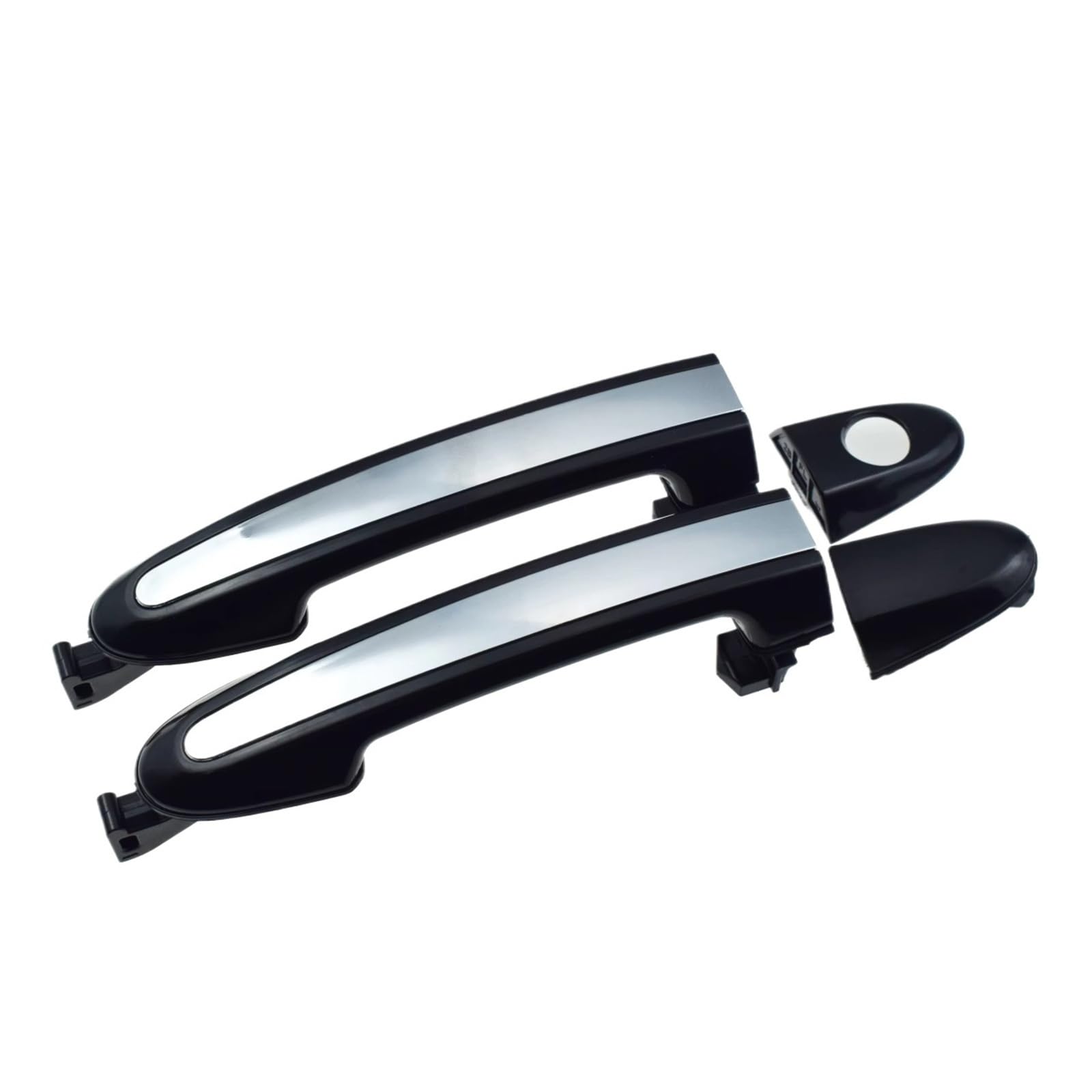 Qjahxkf Front Lh Rh Replacement Exterior Door Handles Outside Car Door Handle Chrome 83651-2B000 836512B000 83661-2B000 836612B000 For Hyundai For Santa For Fe 2.4L 3.5L 2007-2012 Outer Handle(Front Lh Rh)