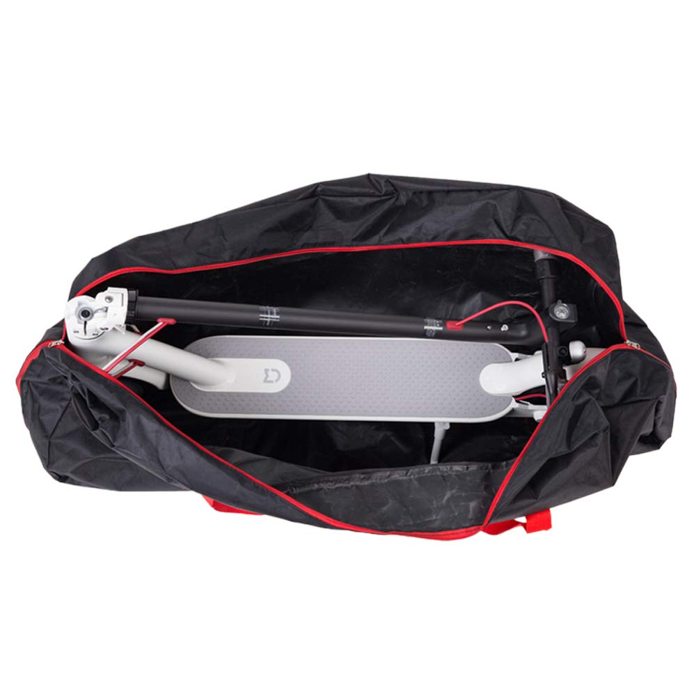 LIXADA Sac de Transport + Sac de Tube Avant de Scooter, Grande capacité, Sacoches de Guidon, Sac de Rangement pour Outils/téléphone Portable, Sac Paniers