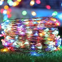 Btfarm - Cadena De Luces Solar Para Exteriores, 2 X 8 M, 80 Ledes
