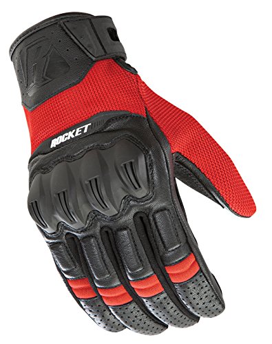 Joe Rocket 1848-2104 Men's Phoenix 5.1 Hybrid Motorcycle Glove (Red/Black, Large) #TOP16