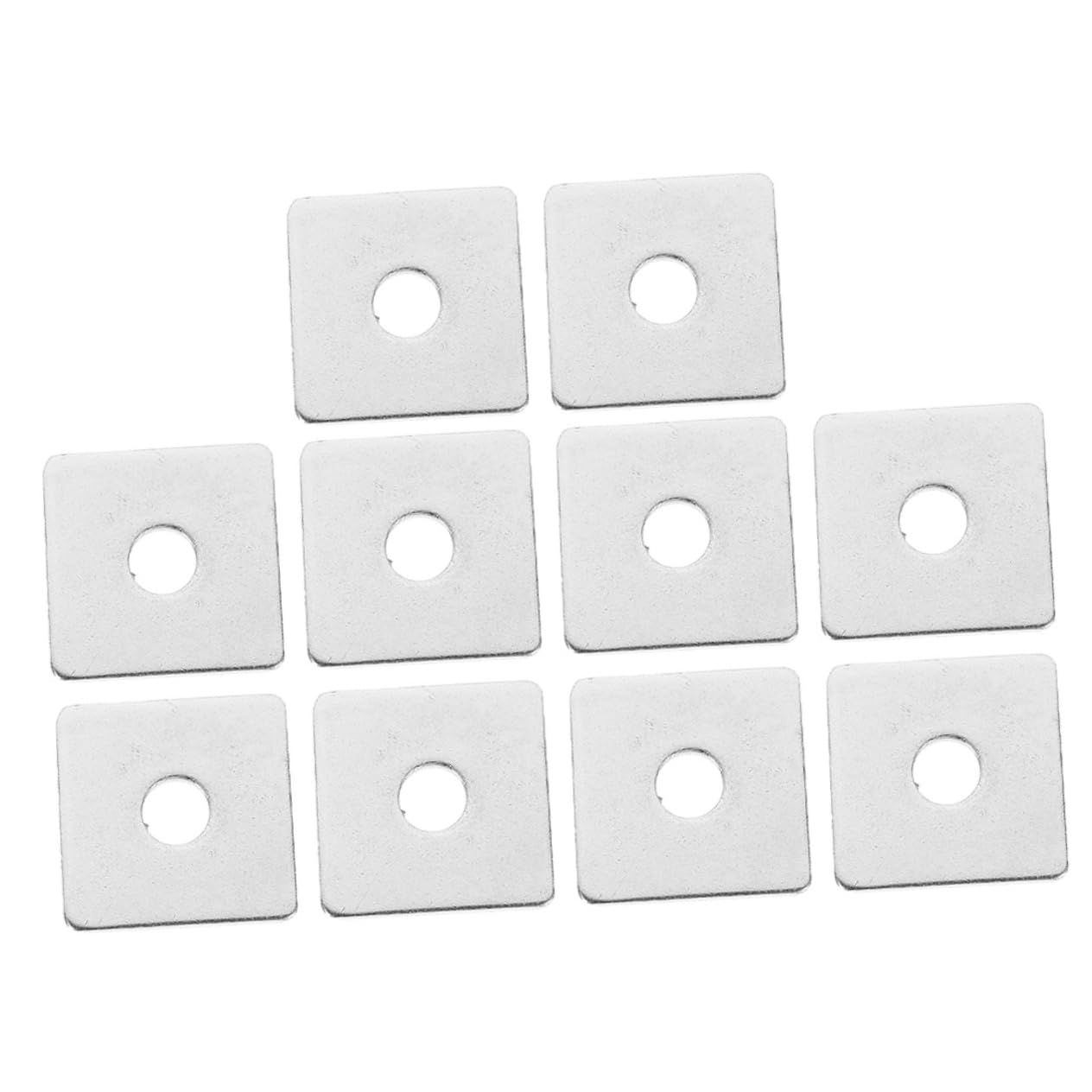 30pcs Square Flat Washers Heavy Duty Plaster Repair Washers for Construction for Structural Support and Framing Applications