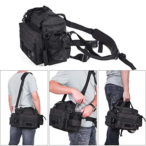 VGEBY1 Angelköder Tasche, 23L wasserdicht Verstellbarer Riemen Angelpackung Angelzubehör – Bild 5