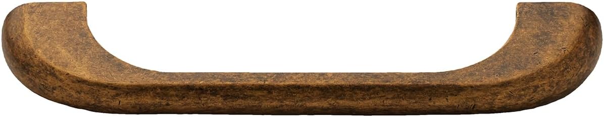 HARPOON 10 Pack Modern Drawer Handle Wardrobe, Kitchen Bar Cabinet Pulls Hardware, 3-3/4 inch Hole Center, Antique Brass