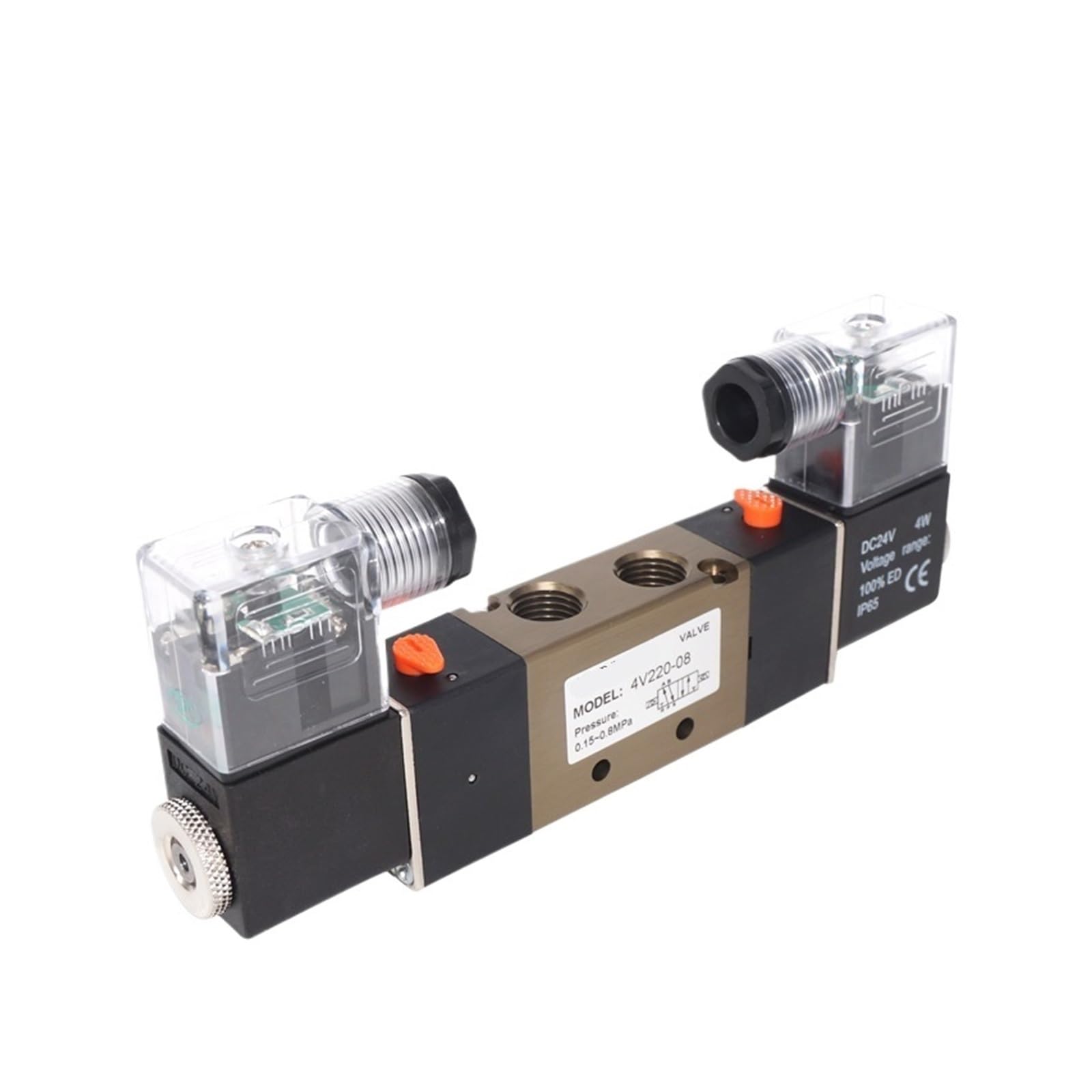 Distributeur pneumatique 4V220-08 1/4" pour l'automatisation d'atelier
