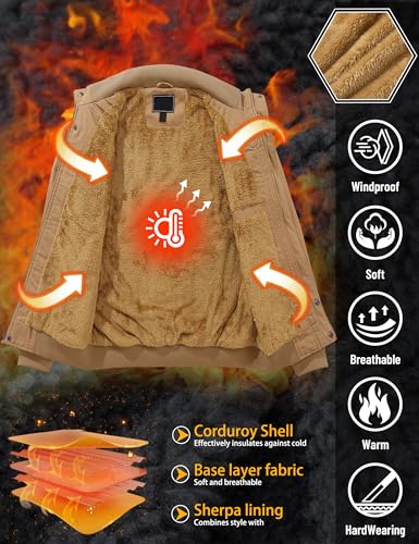 Image of TACVASEN Men's Lightweight Military Cotton Jacket Casual Windbreaker Coat | with zipper and hidden snap,stand collar,multi pockets,tactical m65 field cargo outerwear for winter & fall,utility windproof