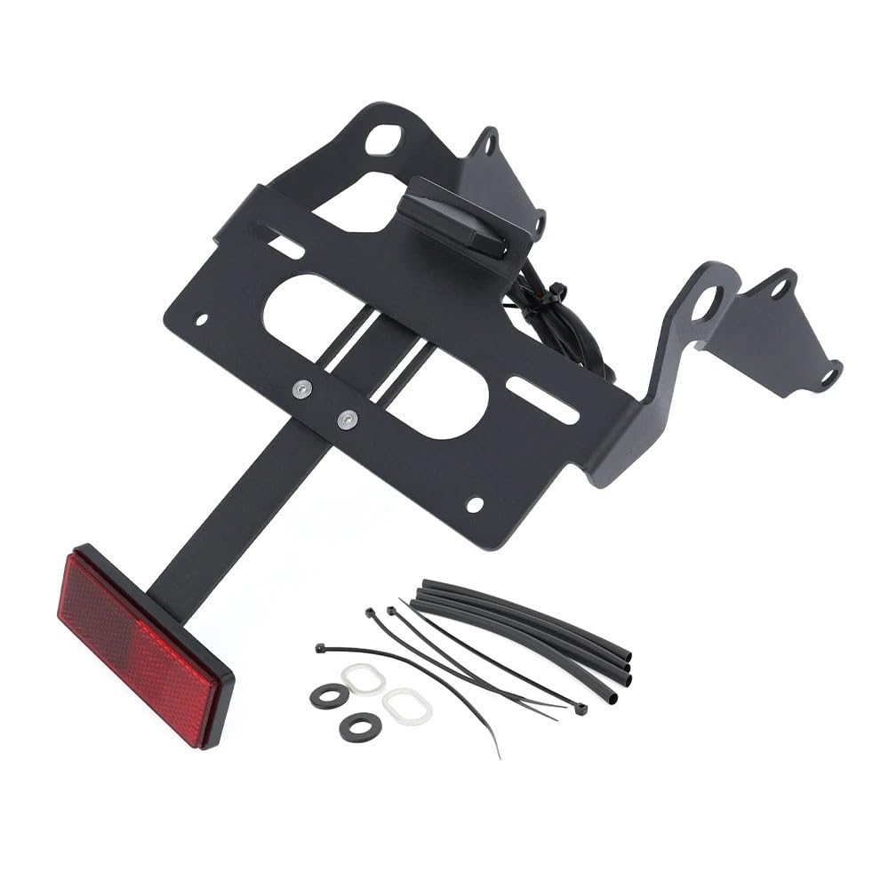 Support plaque d'immatriculation arrière moto robuste anti vibration CB650R - 8