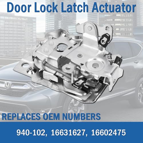 Image of Front Left LH Driver Side Door Lock Latch Actuator 940-102 Compatible with Chevy GMC C1500 C2500 C3500 K1500 K2500 K3500 S10 Safari Yukon Suburban Kodiak Tahoe, Replaces 16631627 16602475