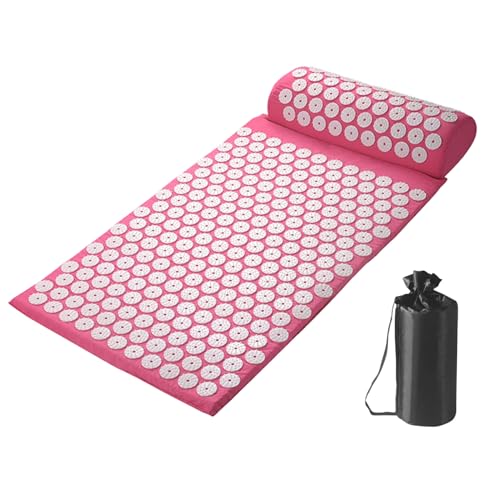 Colchoneta de masaje de acupresión - cojín de de bienestar, almohadilla de terapia de relajación | Herramienta de estimulación acupunta de espalda de cuello para la postura Circulación de recup