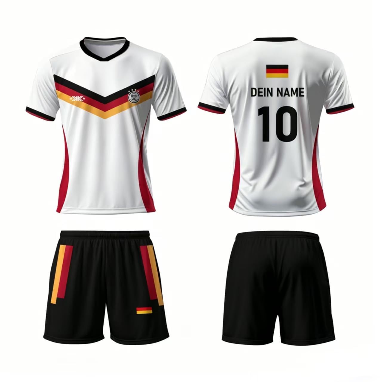 Fußball Personalisiert Trikot mit Eigenem Namen/Nummer für Herren/Kinder/Damen-Fan Shirt für Fußballturnier 2026-fussball Geschenke Jungen-Atmungsaktiver Stoff