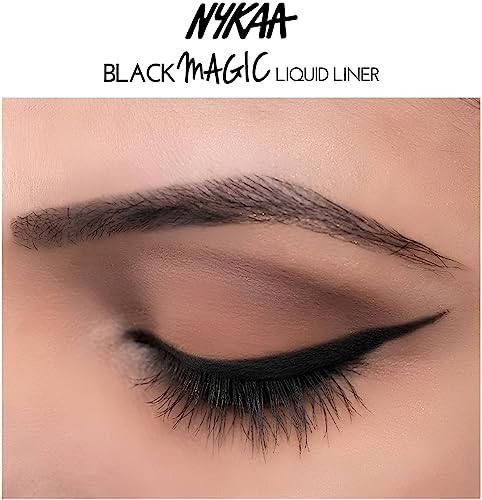 Image of Nykaa Black Magic Liquid Eyeliner - Super Black 01