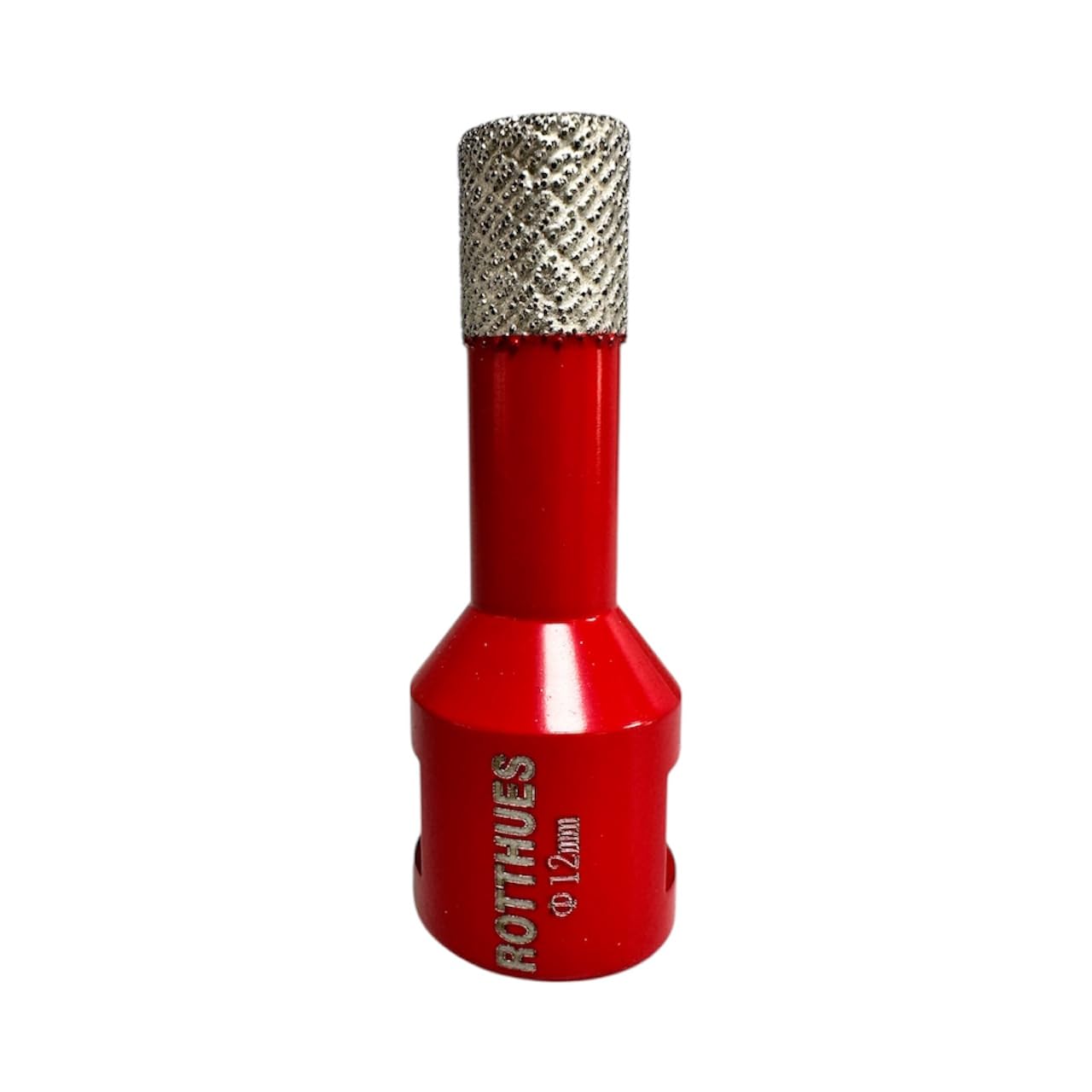 Matrix - Juego de brocas de diamante (incluye estuche, para azulejos, porcelana, cerámica, mármol, granito, 8 unidades, 6, 8, 10, 12, 14, 15, 16, 18 mm, color rojo)