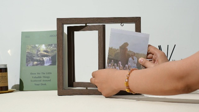 DUXMNAMG Wedding 4x6 Picture Frame - 'Of All The Walks' Desk Decor, Gift For Couples, Newlyweds, Bride & Groom