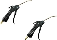 Vista 1 de SANFU Pistola de aire de codo de acero inoxidable de 4 pulgadas con enchufe de latón de 1/4 pulgadas, herramientas de aire para compresor de aire