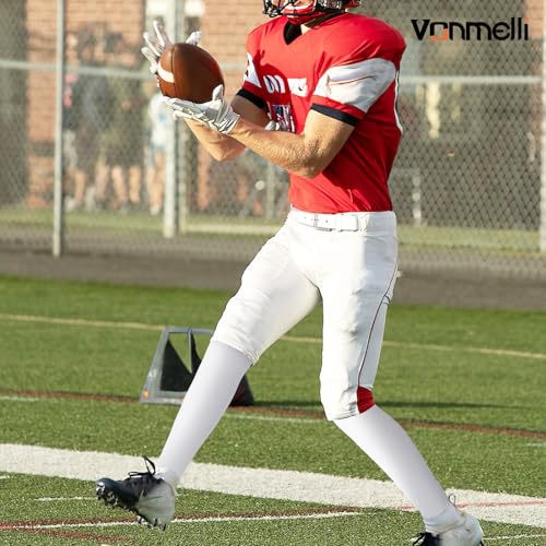 Image of VONMELLI Youth Baseball Belt and Socks Combo, Elastic Softball Belts and Socks for Boys and Adult (2 Pairs of Socks & 1 Belt)