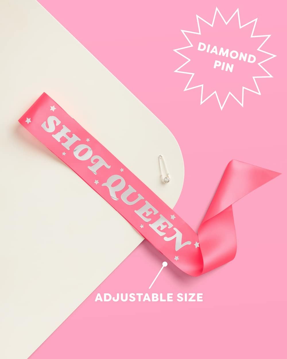 xo, Fetti Birthday Girl Sash - Shot Queen | Birthday Party Decorations - 21st, 30th, 40th, 50th, Birthday Queen