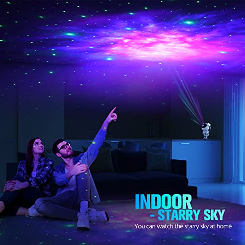 Galaxy Projector Night Light, Star Projector With Timer, Remote Control, Astronaut Nebula Projector Suitable For Kids Bedroom, Game Room And Holiday Gift #TOP4