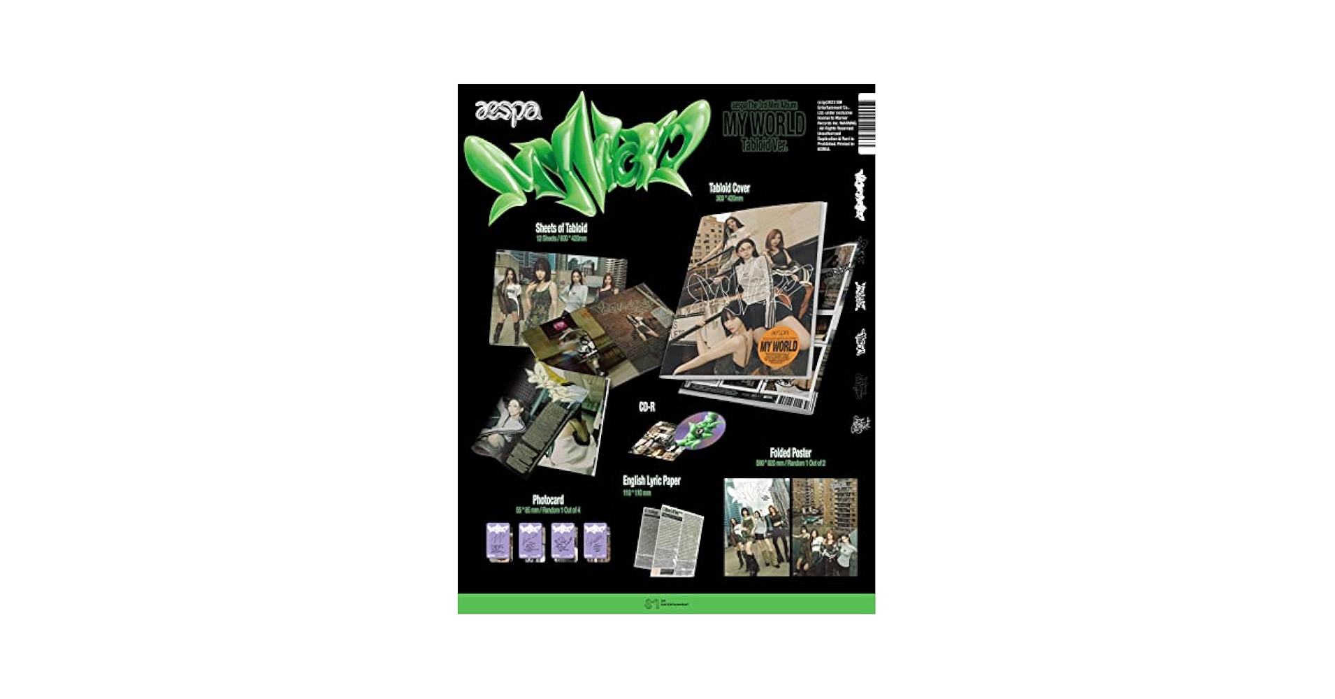 aespa MY WORLD Amazon exclusive ver 未開封品 aespa MY WORLD Amazon exclusive ver 未開封品 aespa MY WORLD