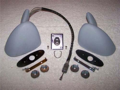 OEM 70-72 Oldsmobile 442 W30, Cutlass Sport Bullet Mirrors. (Reconditioned)