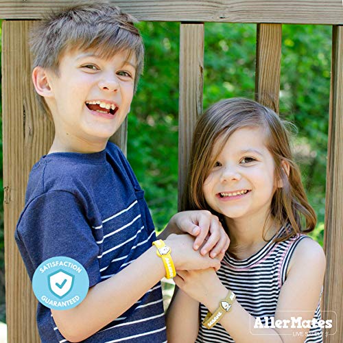 Gluten Allergy Bracelet For Kids, Allergy Wristband Celiac Awareness Bracelet– Colorful Children's Wheat Allergy Bracelet, Gluten Free Awareness Ages 3+ Latex Free (2 Pack “Professor Wheatley”) #TOP6