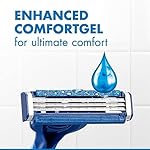 Gillette Sensor3 Comfort Disposable Razors for Men, 8 Count, Lubrastrip Glides Easily Over Your Skin - Image 4
