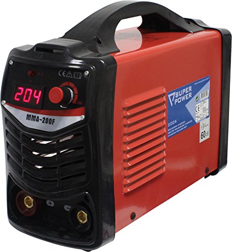 Super Power 73210 Equipo Soldadura Inverter, 200A, 28V, 6.7Kva