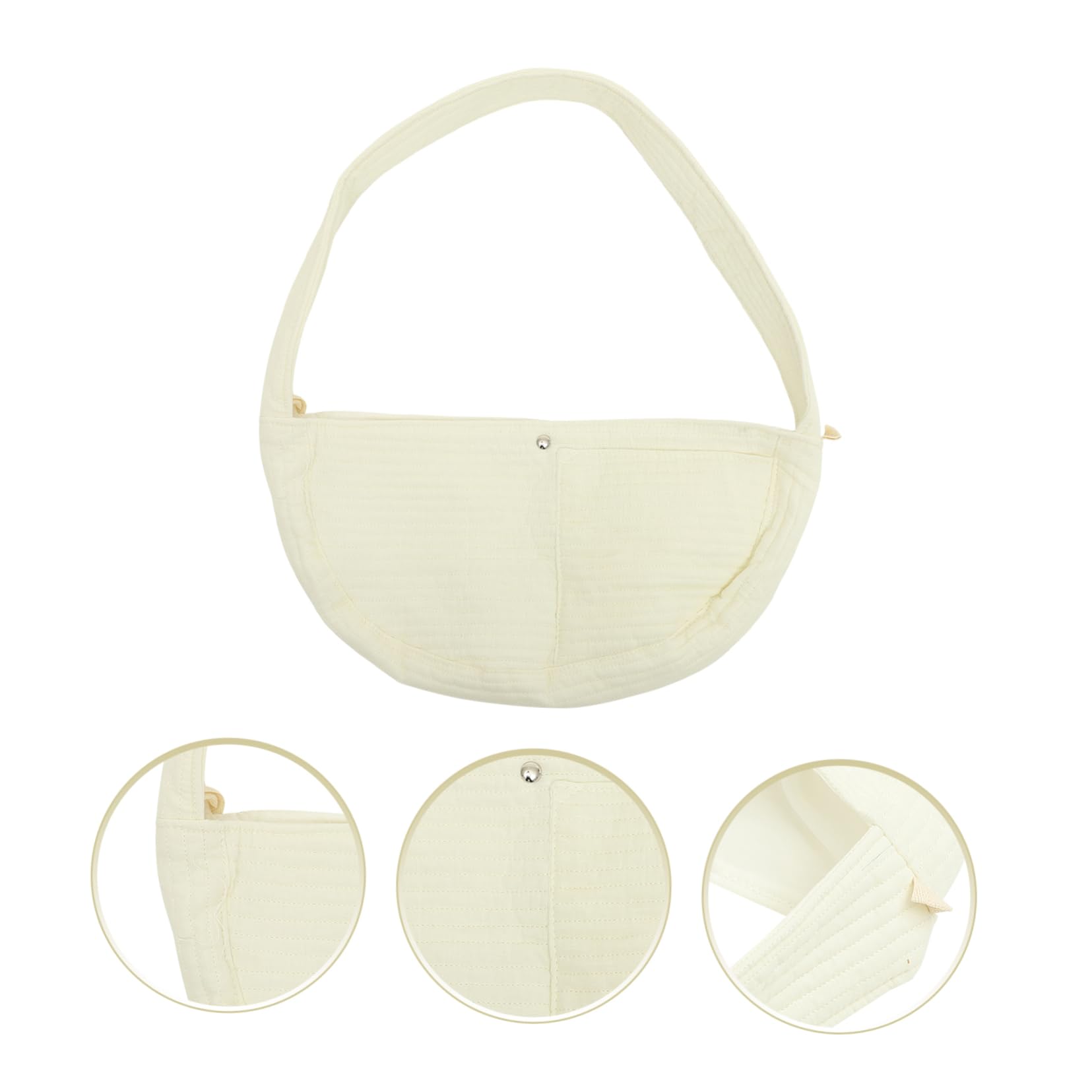 COLLBATH Collapsible Cat Carrier Sling Bag Breathable Small Pet Crossbody Bag for Cats Dogs Lightweight Canvas Design with Excellent Craftsmanship for Safe Travel