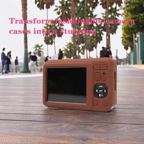 Funda de silicona para cámara Kodak FZ55 color café miniatura 5