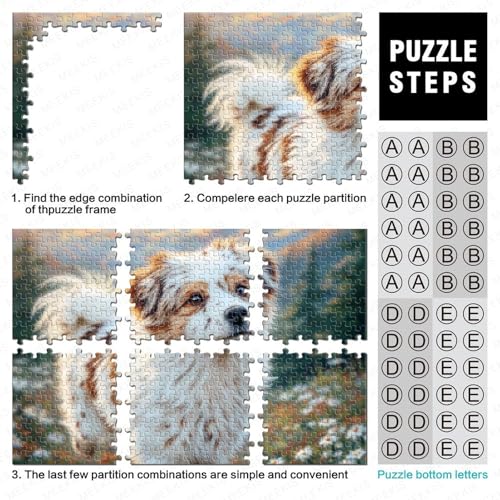 Puzzle de perro de 1000 piezas para tardes de ocio en casa 4