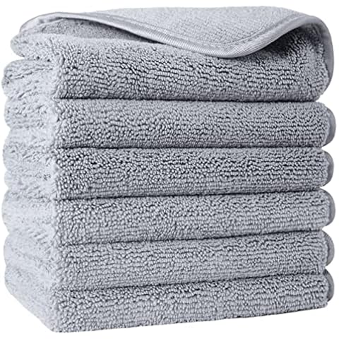 POLYTE Premium Lint Free Microfibre Washcloth Set Cover