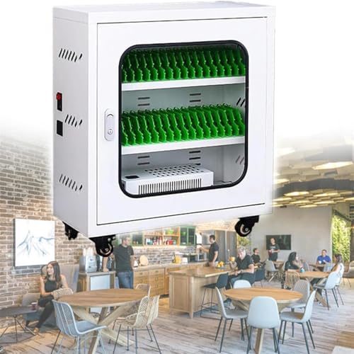 Image of Rechargeable Lockable Phone Charging Station for Conference Rooms, Offices, Events & Workspaces - Secure Multi-Device Charger with Fast Charging Capability