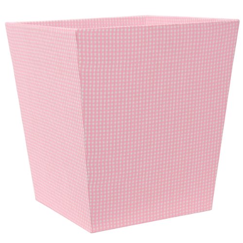 Pink Gingham Storage Bin from Jelly Duck Industrial